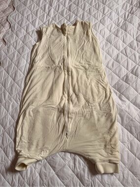Kyte BABY Cream Sleeveless Zip Footless Sleep Sack
